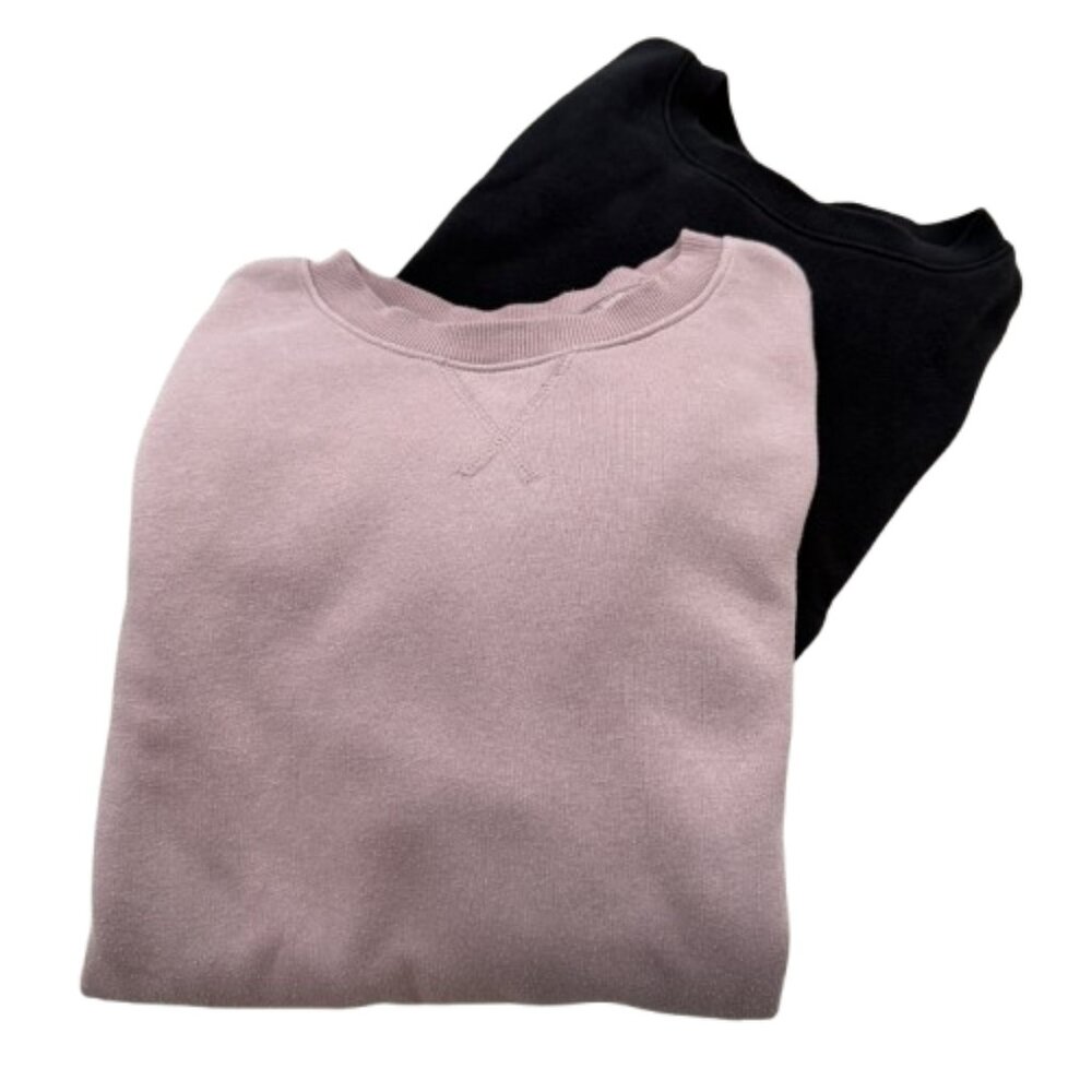 2 Divided H&M Sweatshirts Mauve & Black